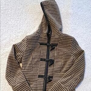 Adorable Houndstooth Coat Size Extra Small
